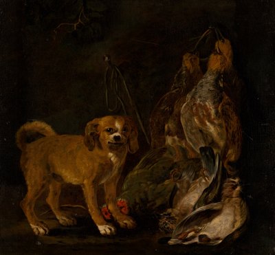 Hunting Still Life with Dog by Jan Fyt
